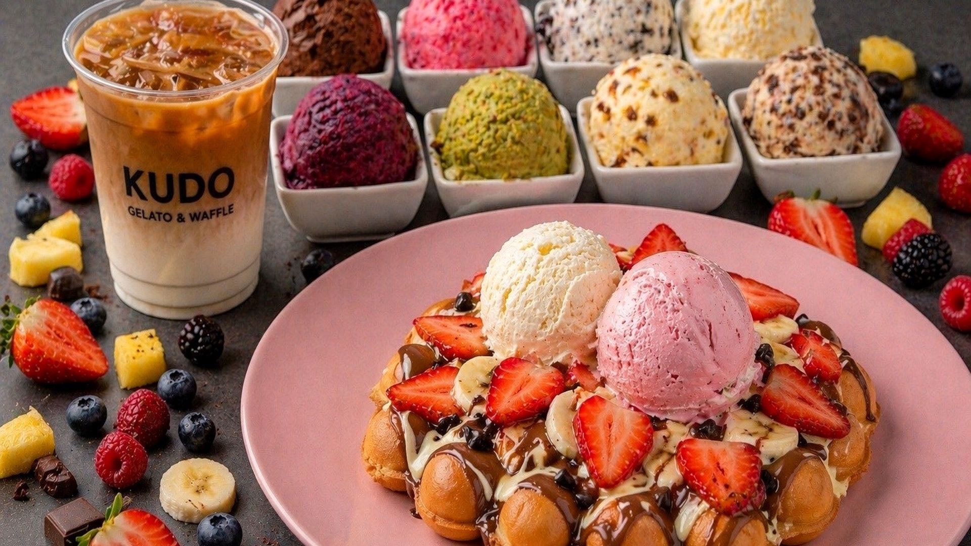 KUDO Gelato & Waffle vendor logo