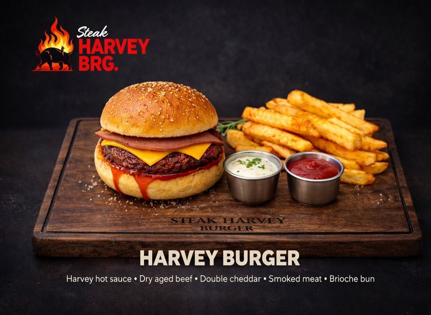 Steak Harvey Burger vendor logo
