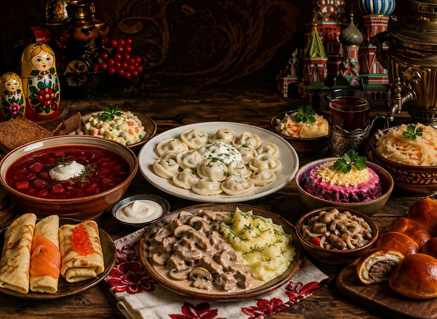 Matruşka Russian Food vendor logo