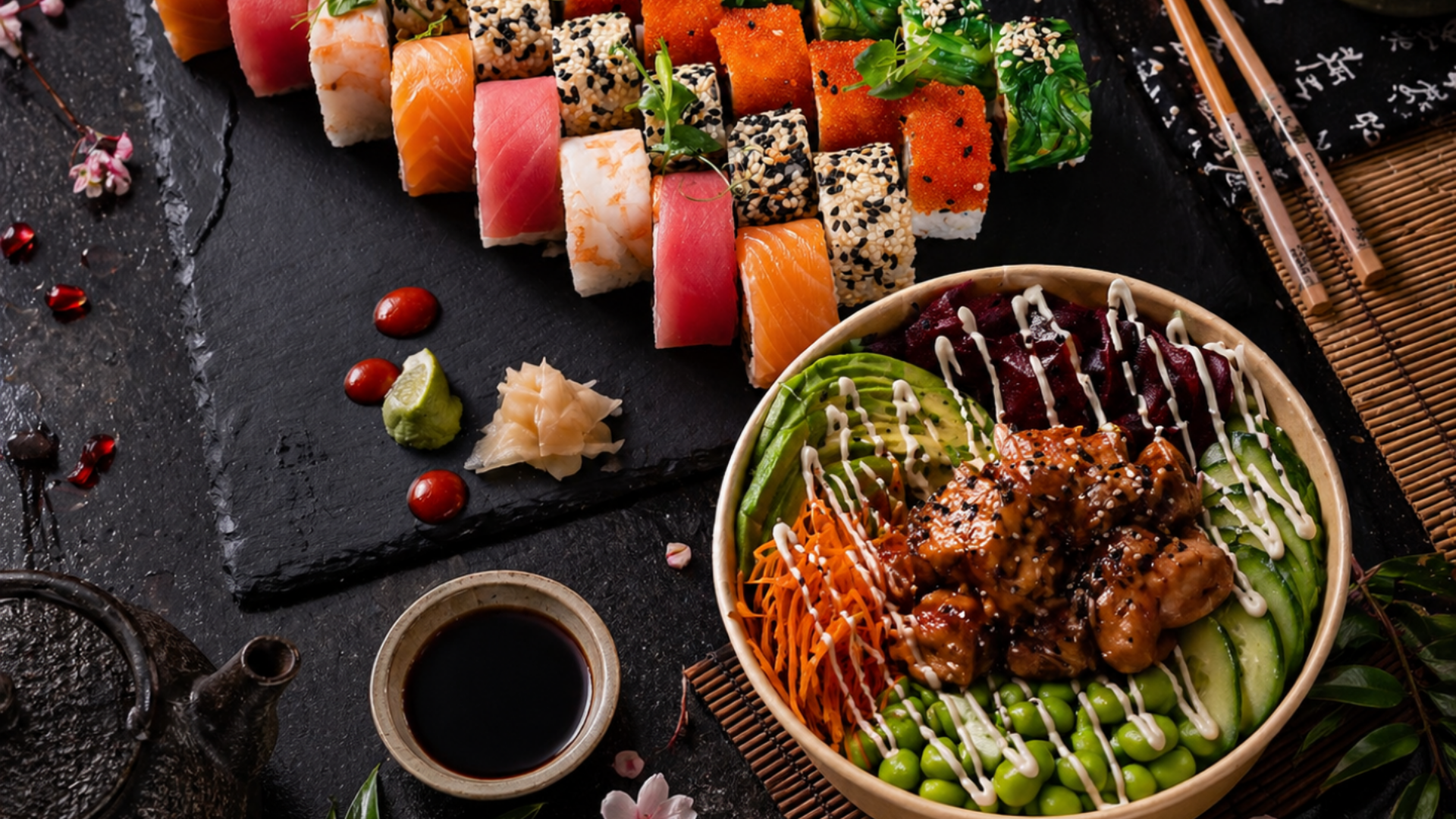 Poke Bowls & Sushi vendor logo