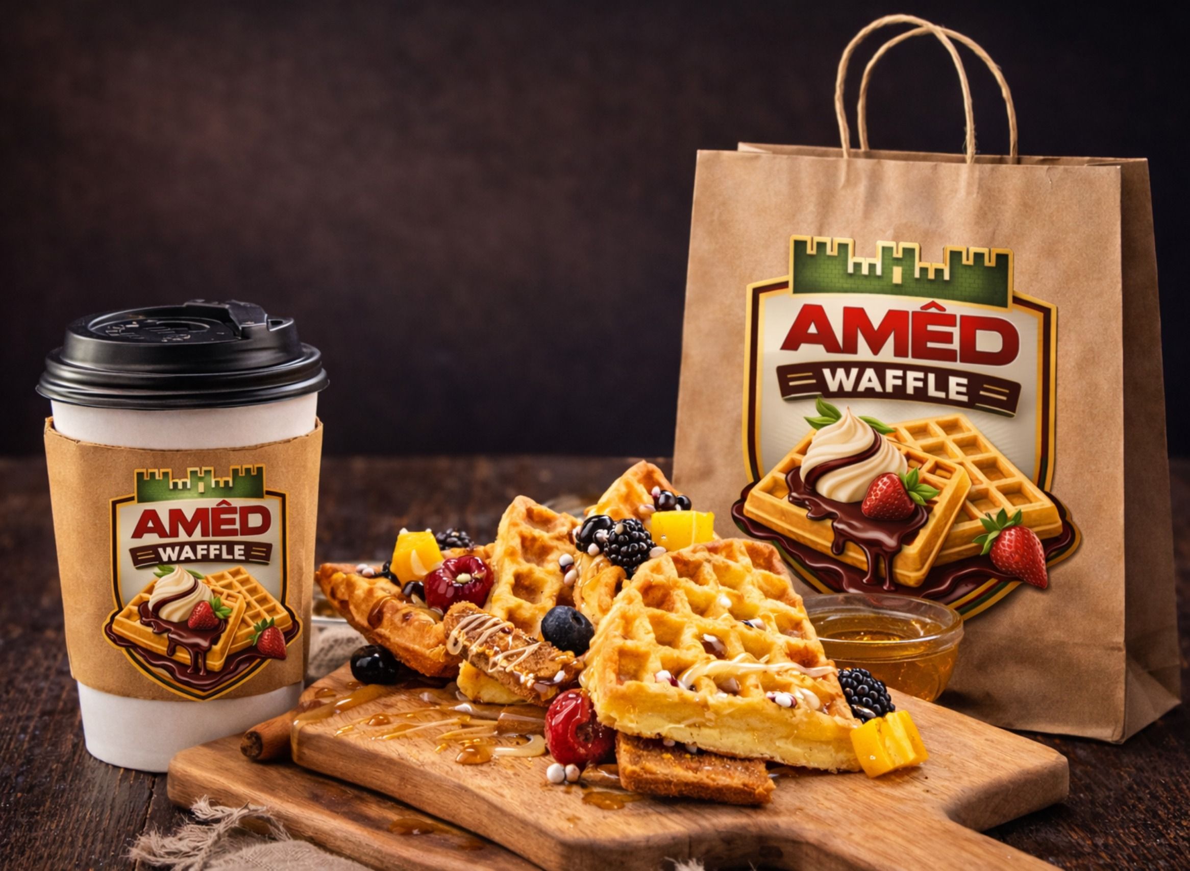 Amêd Waffle vendor logo