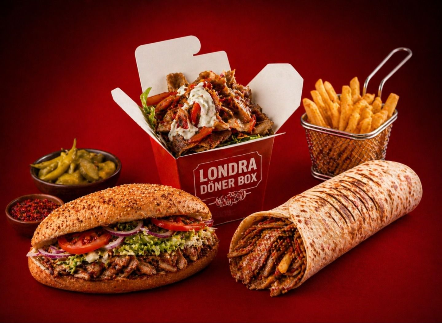 Londra 1987 Döner vendor logo