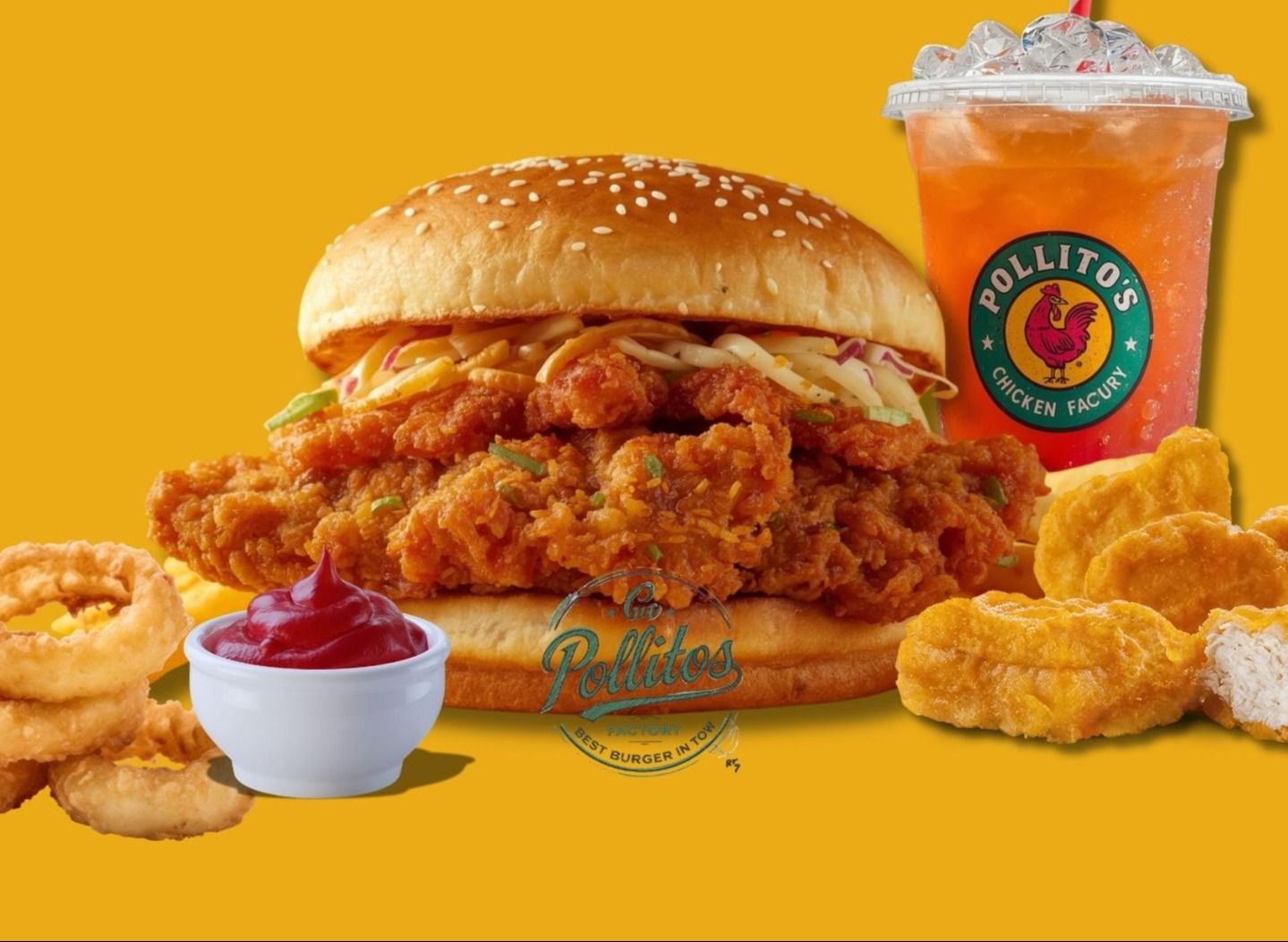 Pollitos Chicken & Burger vendor logo