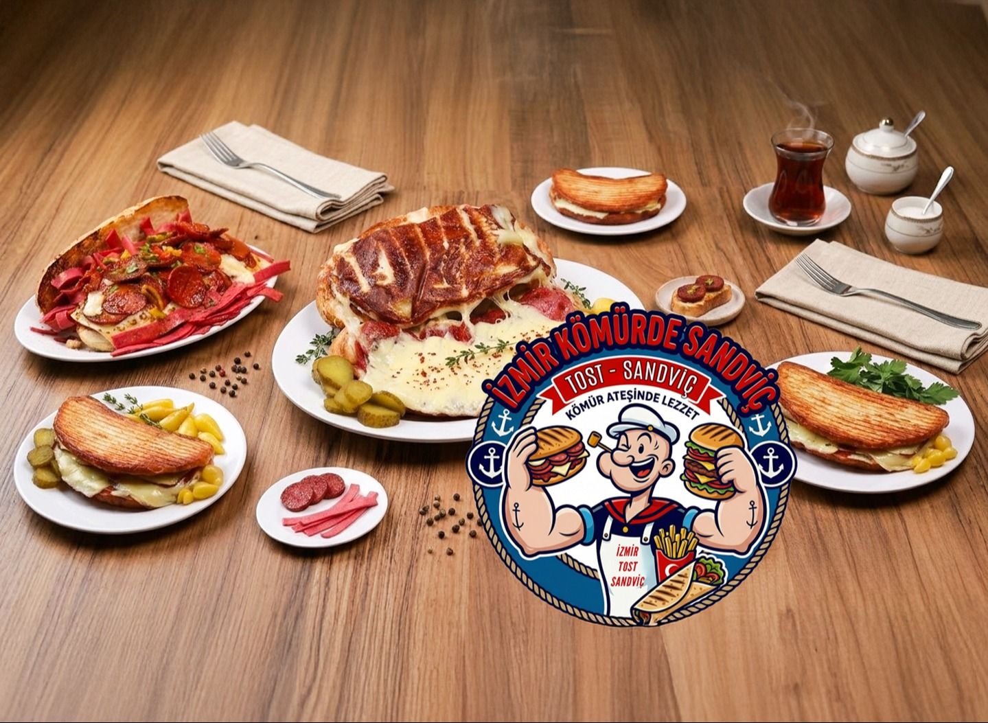 Temel Reis İzmir Kömürde Sandviç & Tost vendor logo