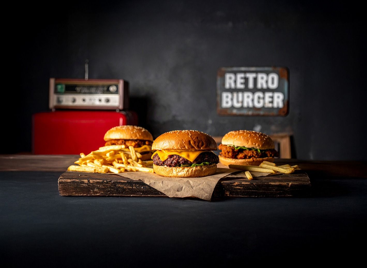 Retro Burger vendor logo