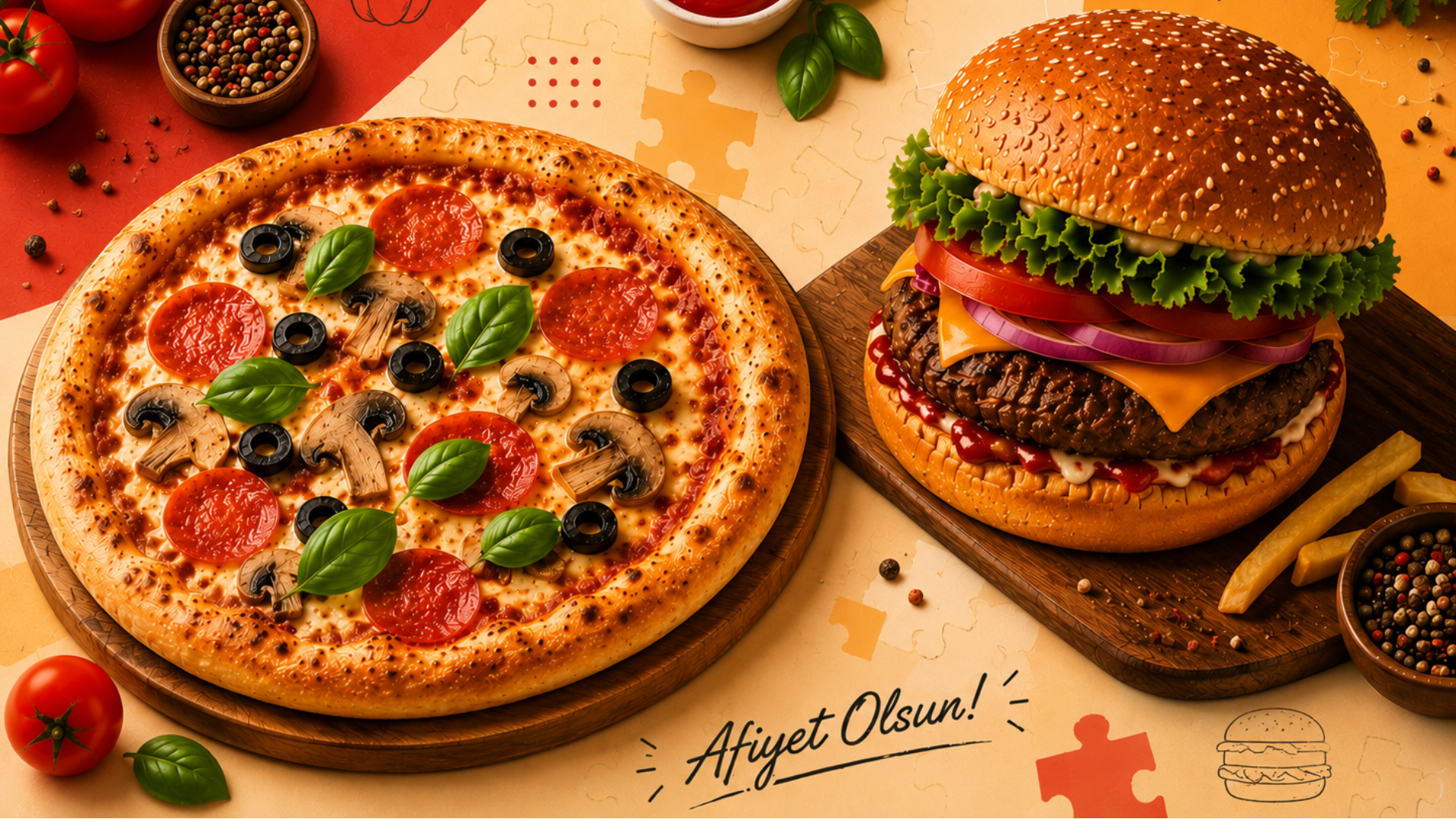 Yapboz Pizza & Burger vendor logo