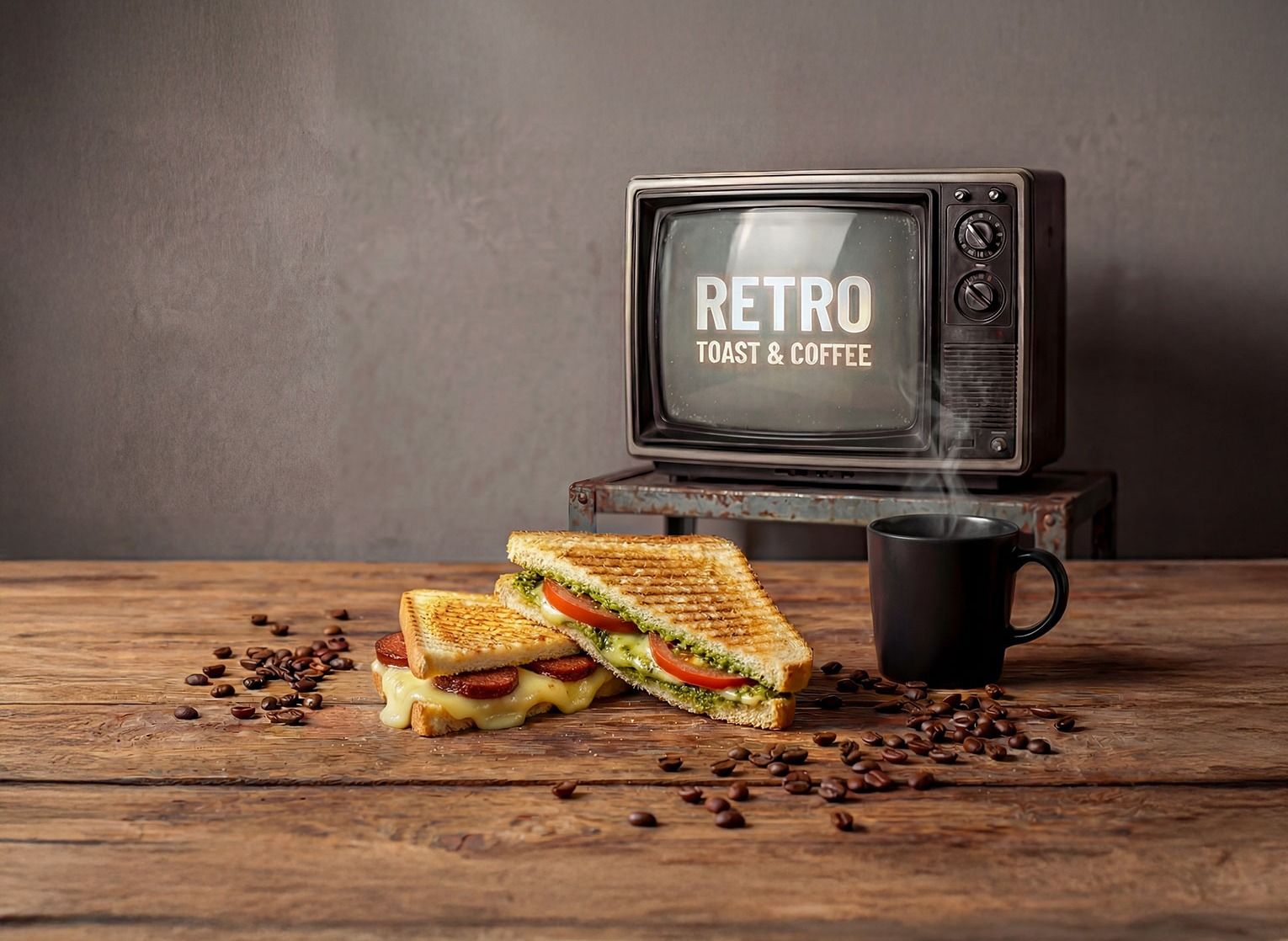 Retro Toast & Coffee vendor logo