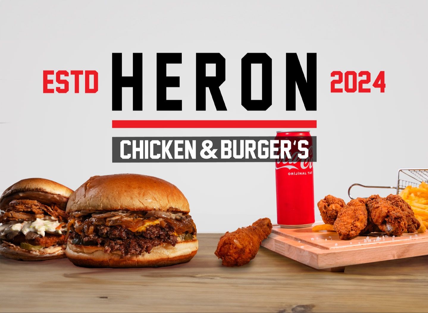 Heron Chicken & Burger's vendor logo