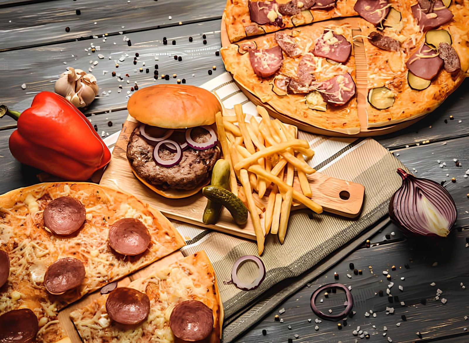 Antiq Pizza & Burger vendor logo