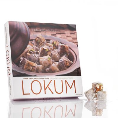 Bademli Fındıklı Antep Fıstıklı Lokum (300 gr.)