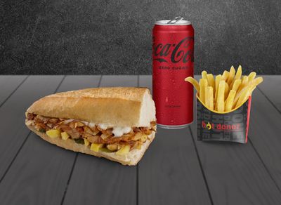 Yarım Ekmek Arası Tavuk Döner Menü