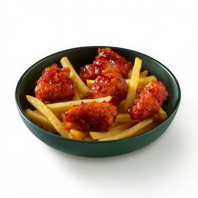 Acı Tatlı Chickers & Patates Kızartması