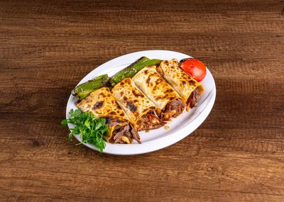 Fırınlanmış Sosyete Et Döner Dürüm
