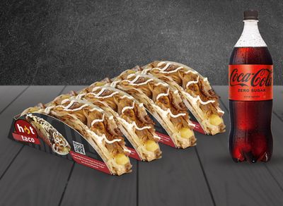 4'lü Tavuk Hot Taco Menü