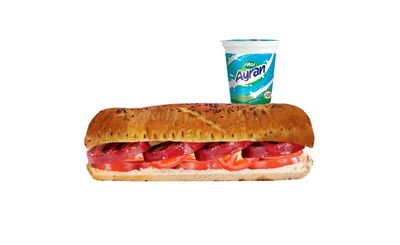 Acılı Sucuk Ekmek & Ayran