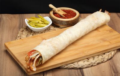 Ankara Usulü Tavuk Döner Dürüm