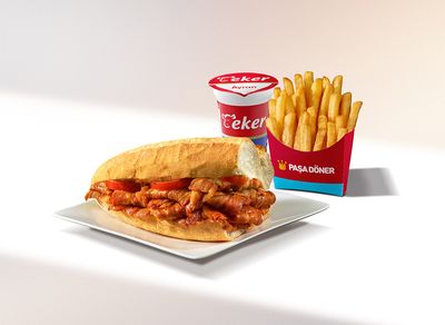 Yarım Ekmek (55 gr.) & Patates Menü