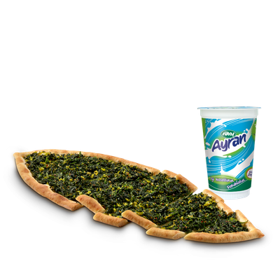 Ispanaklı Pide Menü