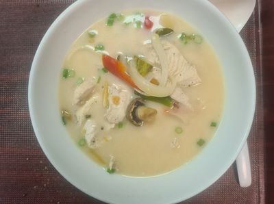 Hindistan Cevizi Sütü Çorbası (Vejetaryen) & Pilav & Tom Ka (Vegetable) & Rice