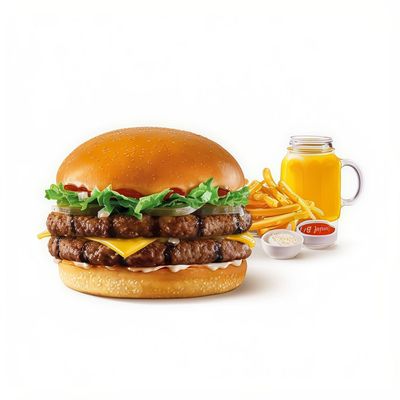 Double Cheeseburger Menü