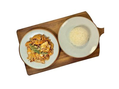Tavuk Döner & Tereyağlı Pirinç Pilavı