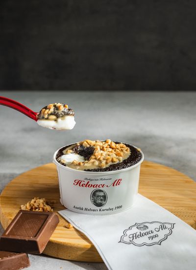 Çikolatalı İrmik Helvası (100 cc.) (Küçük Boy)