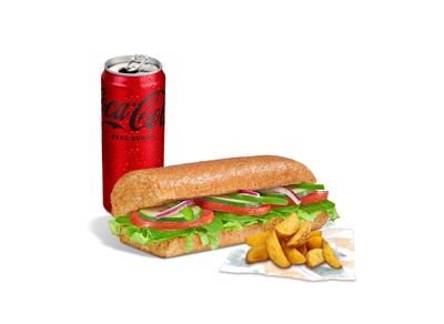 Sebze Keyfi Sandviç (15 cm.) Menü