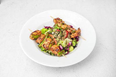 Yeşil Mercimekli Izgara Tavuk Salata