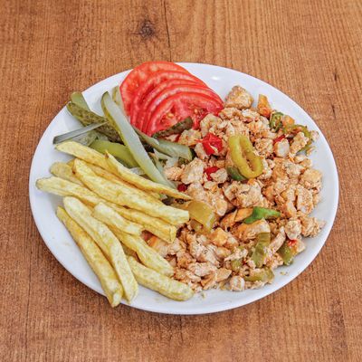 Pilav Üstü Tavuk Sac Kavurma