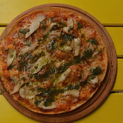 Chicken Pesto Pizza (Jumbo Boy 42 cm.)