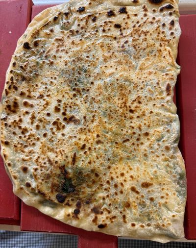 Patlıcanlı Kıymalı Gözleme