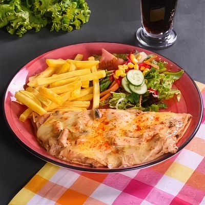 Tavuklu Mantarlı Krep