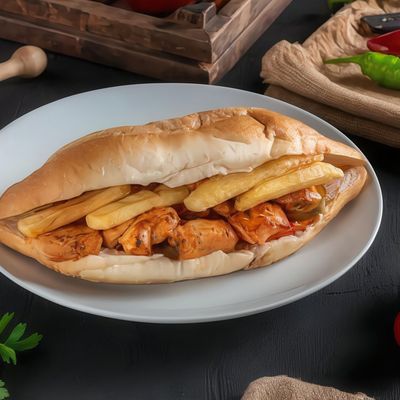 Bütün Ekmek Tavuk Şiş (Tam Porsiyon)