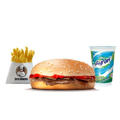 Çocuk Et Döner Burger Menü