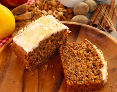 Havuçlu Cevizli Tarçınlı Kremalı Kek (Dilim)