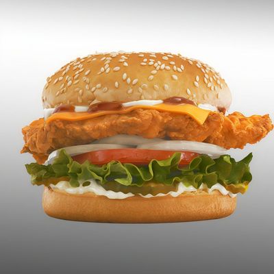 Chicken Famous Star Burger
