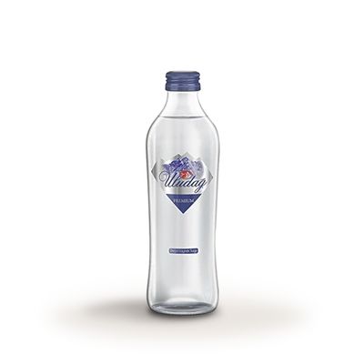 Uludağ Premium Doğal Kaynak Suyu Cam Şişe (33 cl.)
