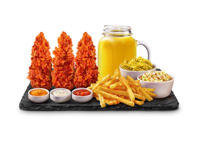 Acılı 3’lü Tenders Menü