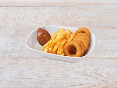 Çıtır 3'lü (1 İçli Köfte, Küçük Boy Patates, 6 Soğan Halkası)