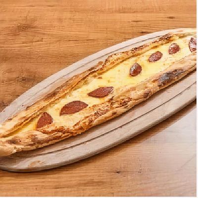 Kaşarlı Sucuklu Pide (Açık)