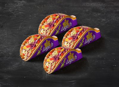 Ateşli Çiğ Köfte Taco (Dörtlü)
