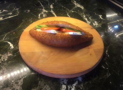 Kaşarlı Simit Sandviç