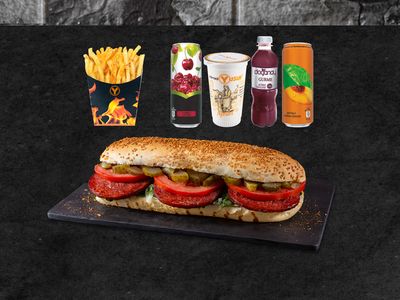 Patatesli Yarım Porsiyon Ekmek Arası Sucuk Menü