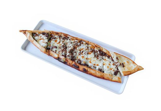 Kavurmalı Kaşarlı Pide