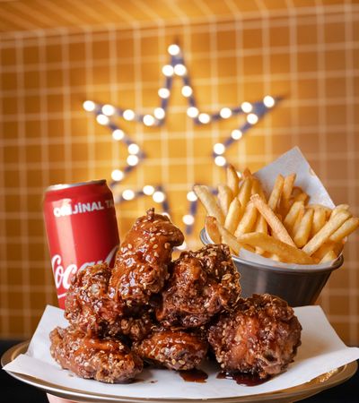 6'lı Tavuk Kanat Menü