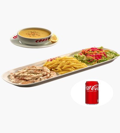 Ekonomik Soslu Tavuk & İçecek Menü