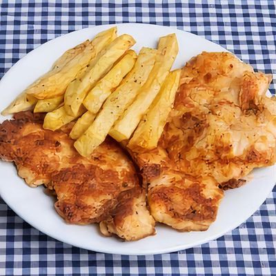 Tavuk Şnitzel & Patates