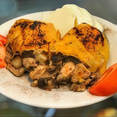 Yufkalı Tavuklu Osmanlı Kebabı