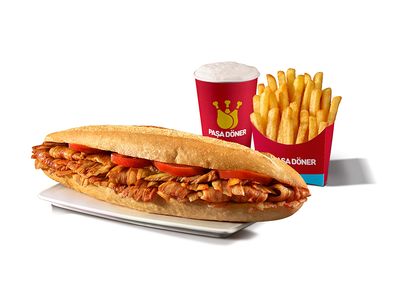 Tam Ekmek (110 gr.) & Patates Menü