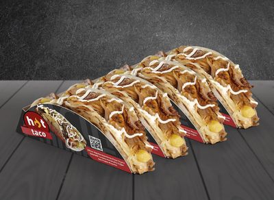 4'lü Tavuk Hot Taco